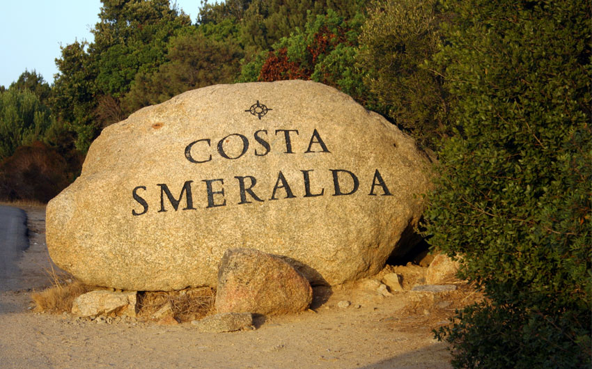Costa Smeralda mile stone 