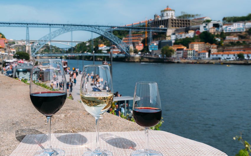 Porto wine with a view