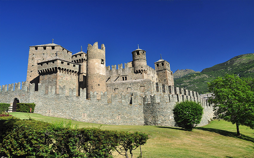 Fenis Castle- Saint-Vincent, Aosta Valley, Italy