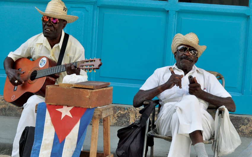 Local cuban musicians