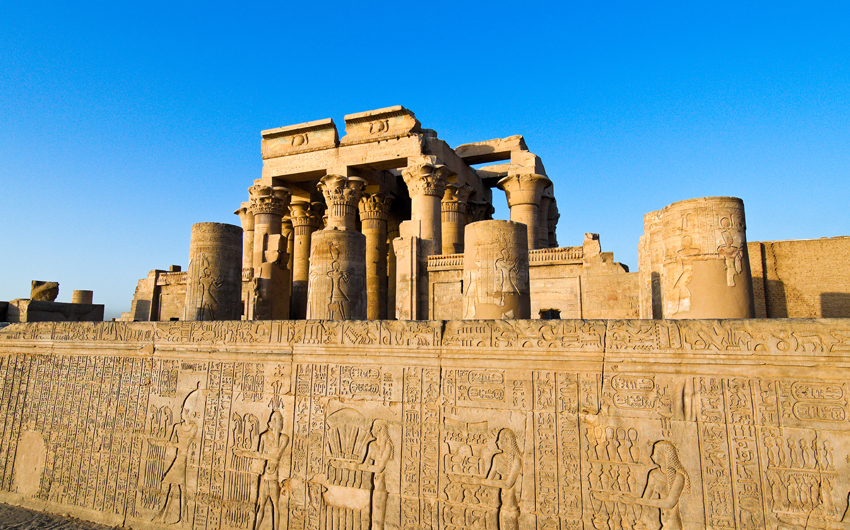 The picturesque double temple of Kom Ombo