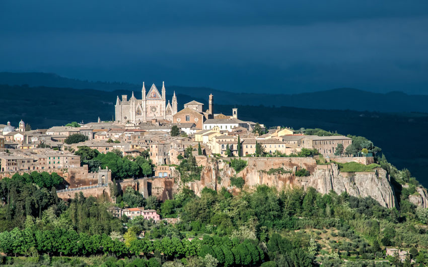 Medieval fortified town of Orvieto
