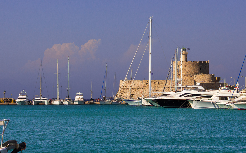Mandraki-port of Rhodes