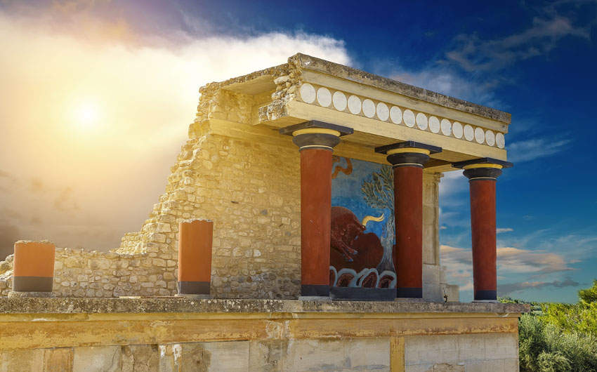 Knossos palace, Crete island