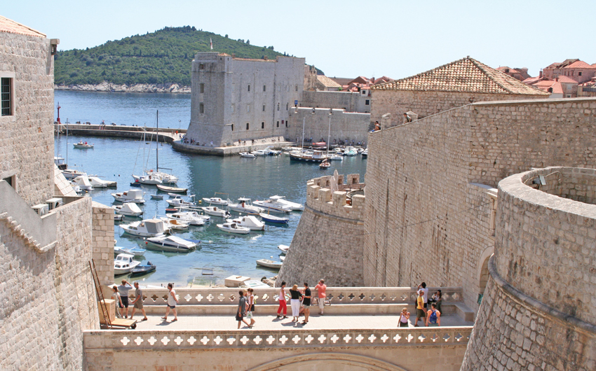 Old town and harbor of Dubrovnik