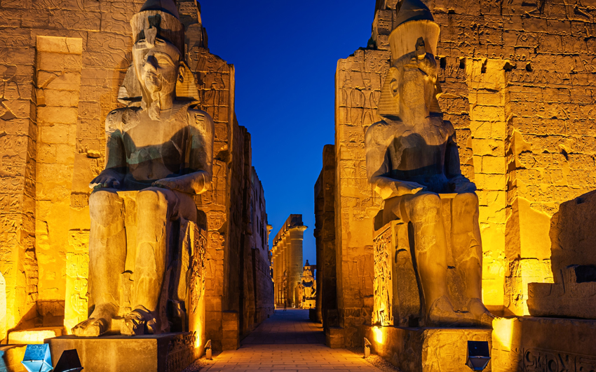 Entrance of Luxor Temple