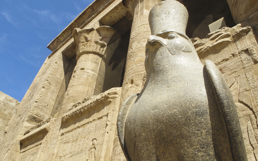 Horus Statue at Temple of Edfu