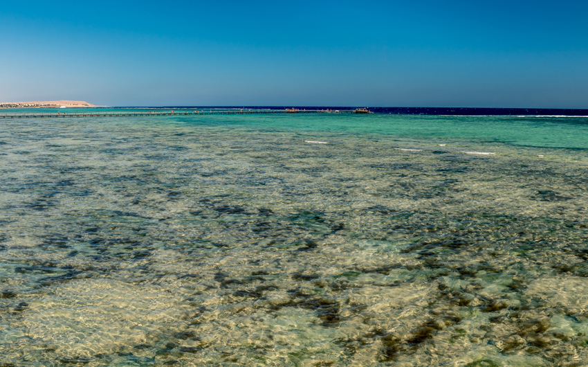 Clear water, Port Ghalib