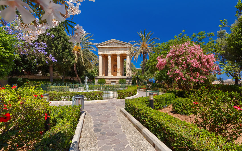 Barrakka Gardens, Valletta