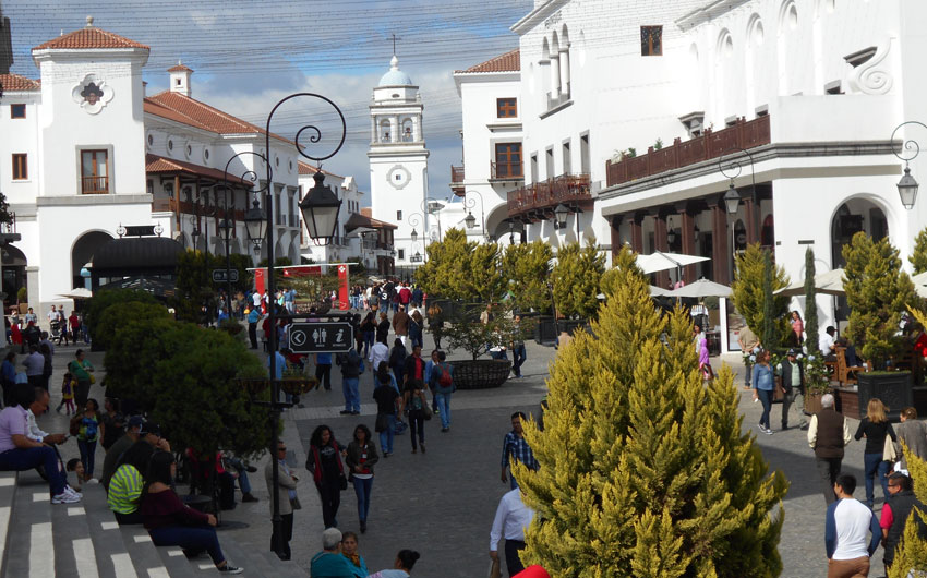 Paseo Cayala shopping mall view in Guatemala City