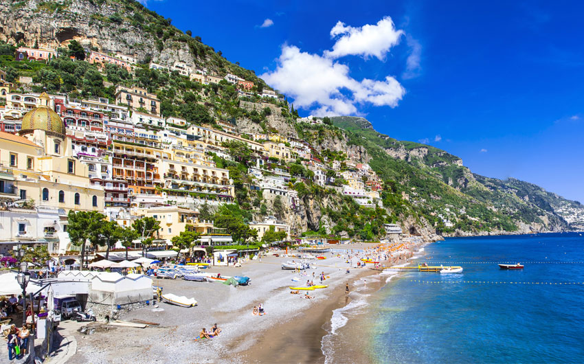 Positano on the Amalfi coast