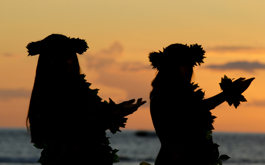 Hawaiian Dancers in Kauai