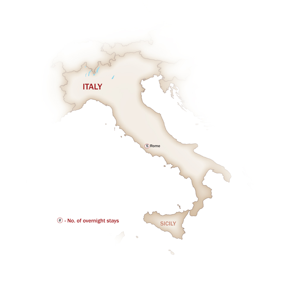 Italy Map  for WHEN IN ROME