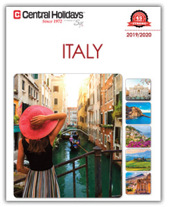 Central Holidays Unveils Innovative New 2019 Italy Brochure  -- Including Small Group Escorted Tours, New “Mosaics” line, Customizable Honeymoons, and new “Fun for Family and Kids” travel program --