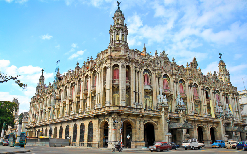 Famous Great Theater building in Havana
