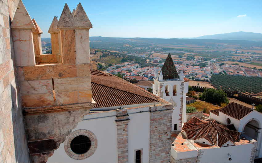 View from the Tower of the Three Crowns Torre das Tres Coroas, Estremoz