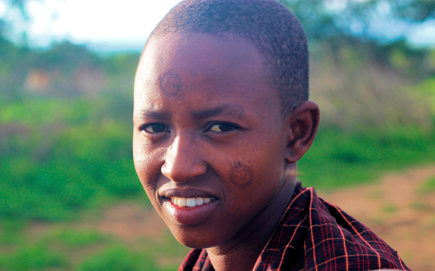 A boy from the Arusha people