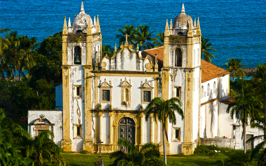 Carmo church in Olinda near Recife Pernambuco